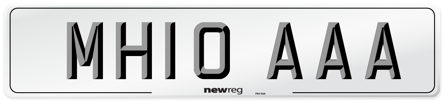MH10 AAA Number Plate from New Reg